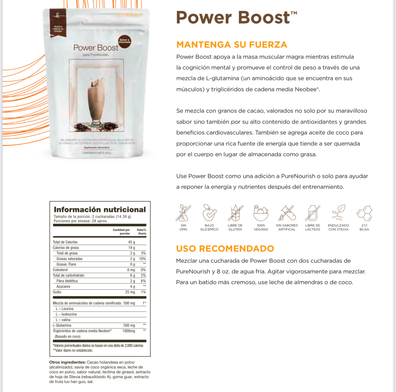 Puré nourish power boost
