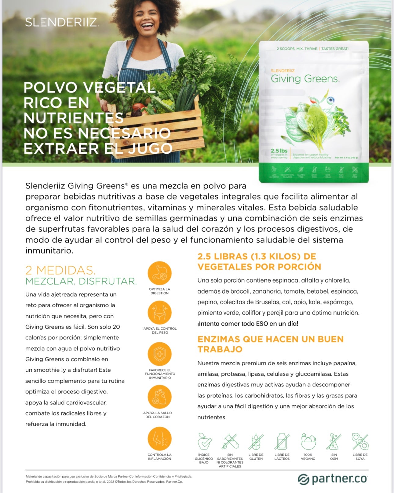 Giving greens