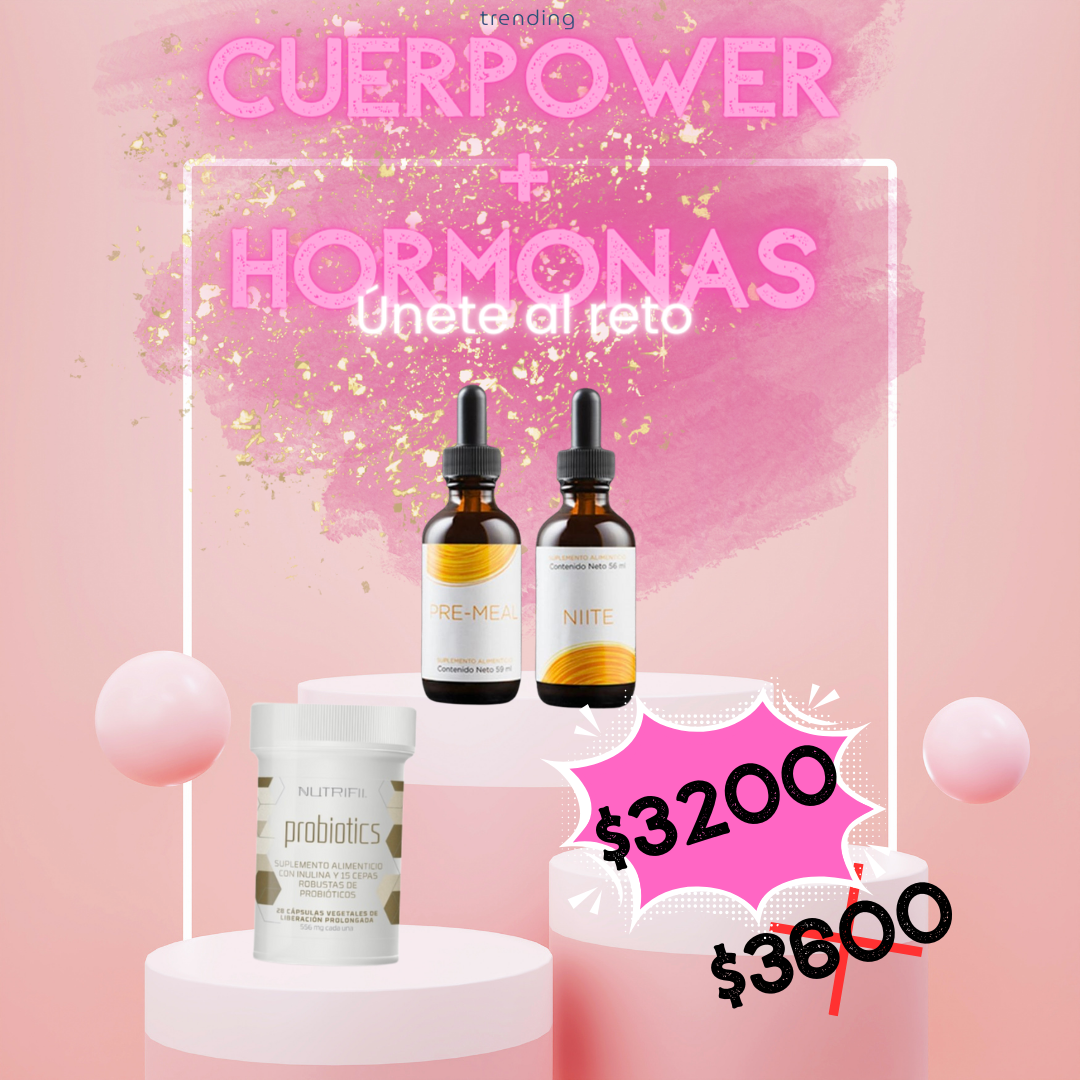 Reto cuerpower + hormonas