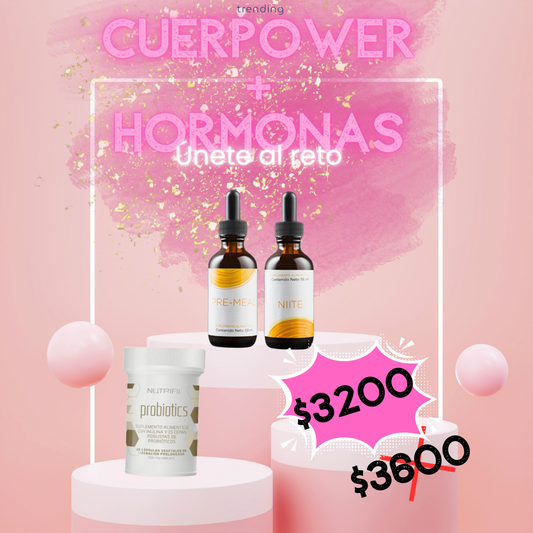 Reto cuerpower + hormonas